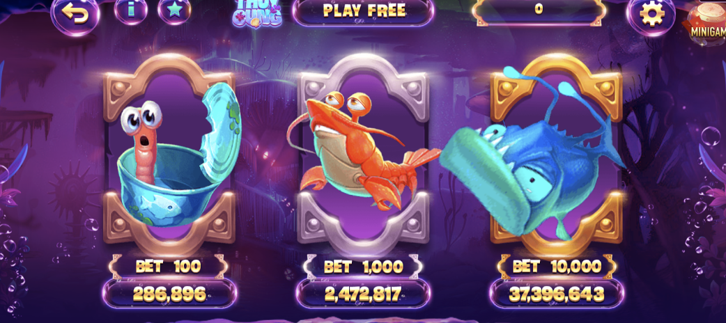 Khám phá ưu điểm của game bài đổi thưởng Thủy Cung