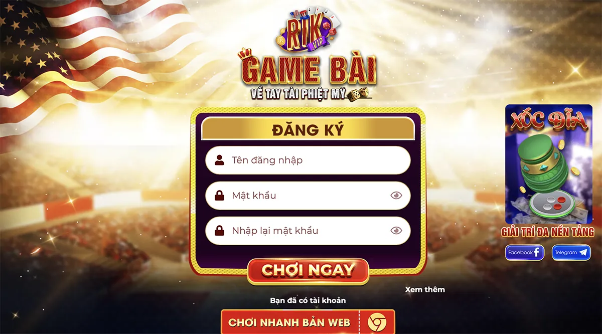 Thông tin liên hệ cổng game rikvip
